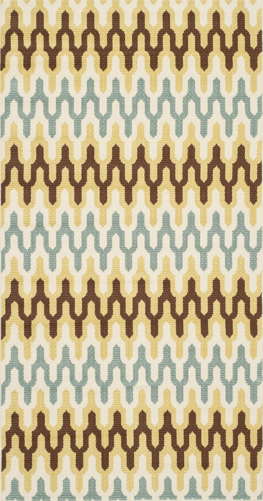 Safavieh Hampton HAM518 Green / Light Blue Area Rug