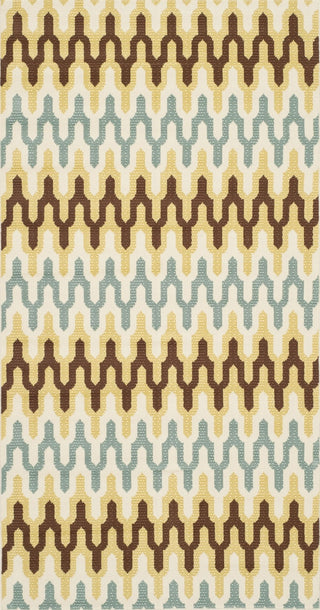 Safavieh Hampton HAM518 Green / Light Blue Area Rug