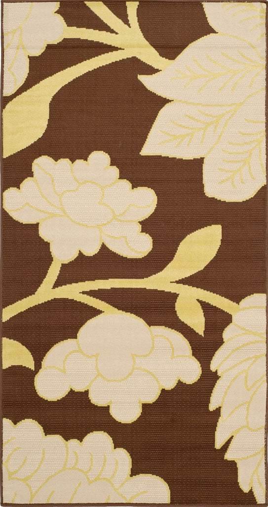 Safavieh Hampton HAM552 Brown / Ivory Area Rug