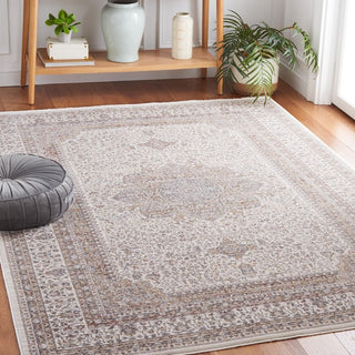 Safavieh Harlow HAR160 Ivory / Grey Beige Area Rug Room Scene Feature