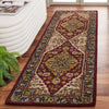 Safavieh Heritage HG225Q Red / Ivory Area Rug Room Scene Feature