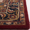 Safavieh Heritage HG225Q Red / Ivory Area Rug Detail