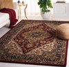 Safavieh Heritage HG225Q Red / Ivory Area Rug Room Scene Feature