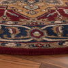 Safavieh Heritage HG225Q Red / Ivory Area Rug Detail