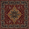 Safavieh Heritage HG225Q Red / Ivory Area Rug Square