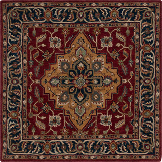 Safavieh Heritage HG225Q Red / Ivory Area Rug Square
