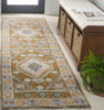 Safavieh Heritage HG226J Ivory / Light Blue Area Rug Room Scene Feature