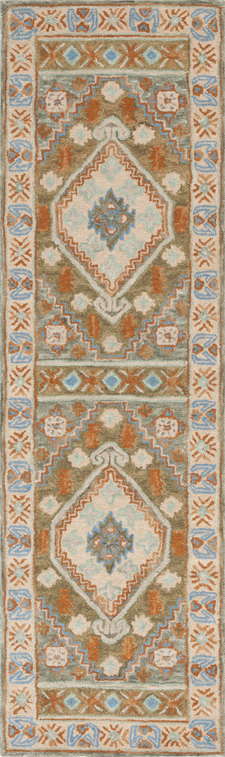 Safavieh Heritage HG226J Ivory / Light Blue Area Rug Runner