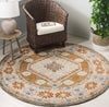 Safavieh Heritage HG226J Ivory / Light Blue Area Rug Room Scene Feature