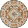Safavieh Heritage HG226J Ivory / Light Blue Area Rug Round