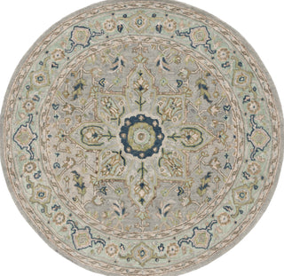Safavieh Heritage HG228M Ivory / Blue Area Rug Round