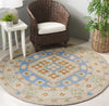 Safavieh Heritage HG231X Green / Ivory Area Rug Room Scene Feature