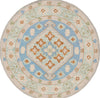 Safavieh Heritage HG231X Green / Ivory Area Rug Round