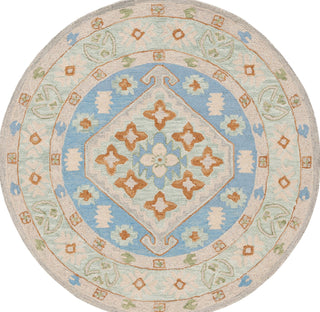 Safavieh Heritage HG231X Green / Ivory Area Rug Round