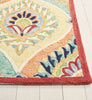 Safavieh Heritage HG358Y Green / Rust Area Rug Detail