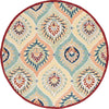 Safavieh Heritage HG358Y Green / Rust Area Rug Round