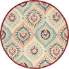 Safavieh Heritage HG358Y Green / Rust Area Rug Round