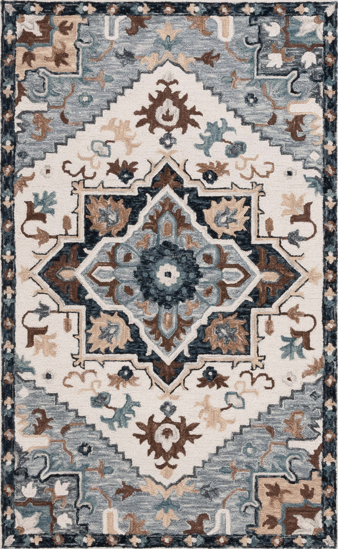 Safavieh Heritage HG552F Ivory / Grey Area Rug main image