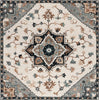 Safavieh Heritage HG552F Ivory / Grey Area Rug Square