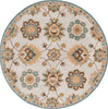 Safavieh Heritage HG554B Beige / Ivory Area Rug Round