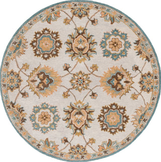 Safavieh Heritage HG554B Beige / Ivory Area Rug Round