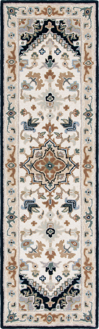 Safavieh Heritage HG625D Beige / Navy Area Rug Runner