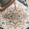 Safavieh Heritage HG625D Beige / Navy Area Rug Detail