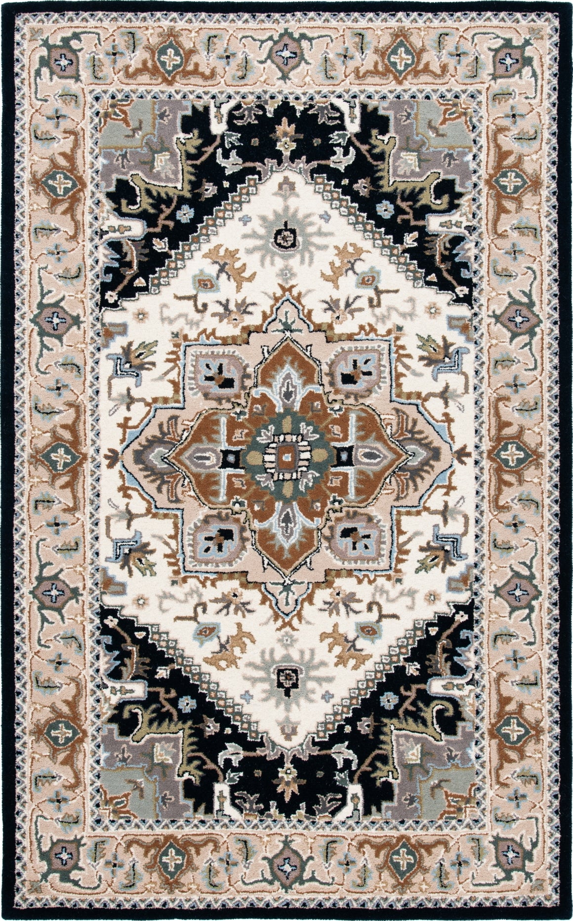 Safavieh Heritage HG625D Beige / Navy Area Rug main image