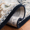 Safavieh Heritage HG625H Grey / Navy Area Rug Detail