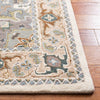 Safavieh Heritage HG625L Ivory / Light Blue Area Rug Detail