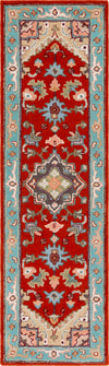 Safavieh Heritage HG625R Red / Blue Area Rug Runner