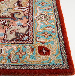 Safavieh Heritage HG625R Red / Blue Area Rug Detail