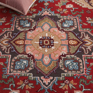 Safavieh Heritage HG625R Red / Blue Area Rug Detail