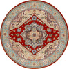 Safavieh Heritage HG625R Red / Blue Area Rug Round