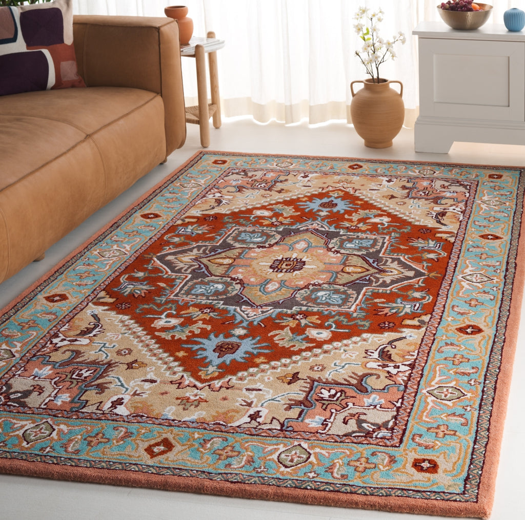 Safavieh Heritage HG625U Red / Pink Area Rug Room Scene Feature