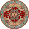 Safavieh Heritage HG625U Red / Pink Area Rug Round