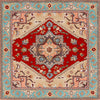 Safavieh Heritage HG625U Red / Pink Area Rug Square