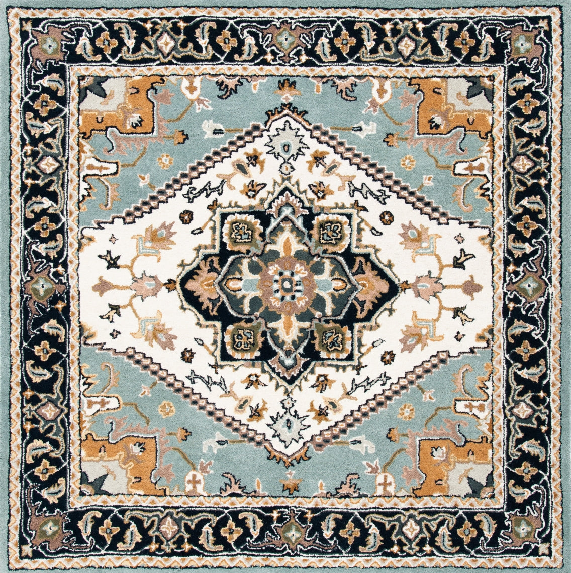 Safavieh Heritage HG625W Grey / Green Area Rug main image