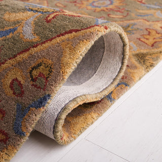 Safavieh Heritage HG653B Green / Yellow Area Rug Detail