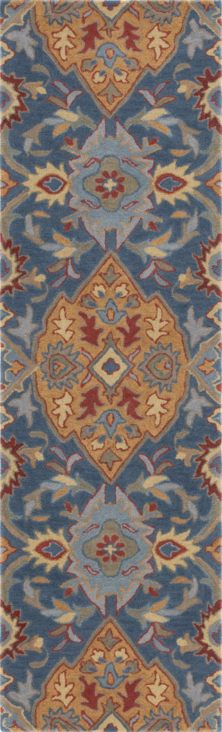 Safavieh Heritage HG653M Navy / Gold Area Rug Runner