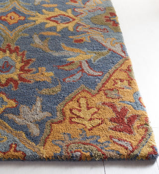 Safavieh Heritage HG653M Navy / Gold Area Rug Detail