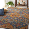 Safavieh Heritage HG653M Navy / Gold Area Rug Room Scene Feature