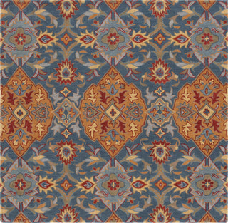 Safavieh Heritage HG653M Navy / Gold Area Rug Square