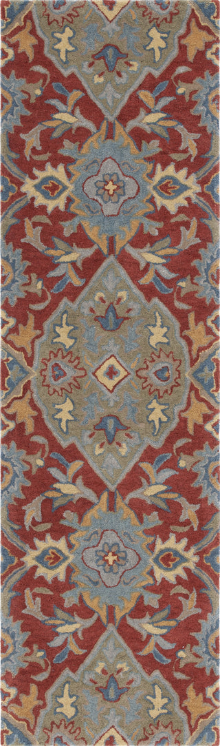 Safavieh Heritage HG653Q Red / Green Area Rug Runner