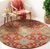 Safavieh Heritage HG653Q Red / Green Area Rug Room Scene