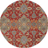 Safavieh Heritage HG653Q Red / Green Area Rug Round