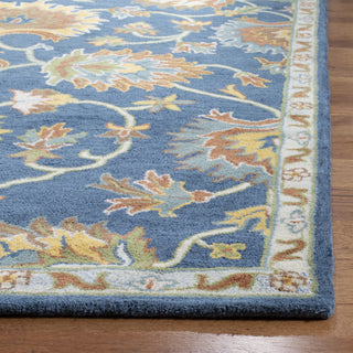 Safavieh Heritage 654 Navy Area Rug Detail