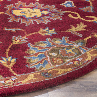 Safavieh Heritage 655 Red Area Rug Detail