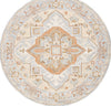 Safavieh Heritage HG920B Beige / Grey Area Rug Round