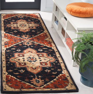 Safavieh Heritage HG929N Navy / Red Area Rug Room Scene Feature
